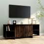Mueble de TV madera de ingeniería roble ahumado 130x35x50 cm en Muebles TV | Comprar online en Foro24