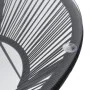 Garden dining table, black steel and glass, Ø70x74 cm by vidaXL, Garden tables - Ref: Foro24-312165, Price: 99,07 €, Discount: %