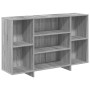 Aparador de madera de ingeniería gris Sonoma 120x30x75 cm