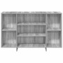 Aparador de madera de ingeniería gris Sonoma 120x30x75 cm