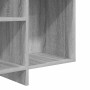 Aparador de madera de ingeniería gris Sonoma 120x30x75 cm