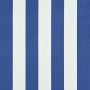 Toldo retráctil 400x150 cm azul y blanco