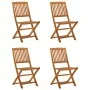 Klappbare Gartenstühle 4 Stück aus massivem Eukalyptusholz von vidaXL, Gartenstühle - Ref: Foro24-312452, Preis: 157,55 €, Ra...