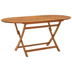 Folding garden table 160x85x75 cm solid eucalyptus wood by vidaXL, Garden tables - Ref: Foro24-312454, Price: 144,74 €, Disco...