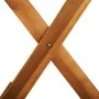 Folding solid eucalyptus wood garden table Ø60x75 cm by vidaXL, Garden tables - Ref: Foro24-312455, Price: 59,73 €, Discount: %