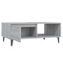 Mesa de centro madera de ingeniería gris Sonoma 90x60x35 cm