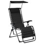 Folding chairs 2 units black textilene by vidaXL, Loungers - Ref: Foro24-312471, Price: 206,18 €, Discount: %