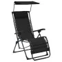 Folding chairs 2 units black textilene by vidaXL, Loungers - Ref: Foro24-312471, Price: 207,07 €, Discount: %