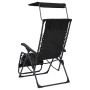 Folding chairs 2 units black textilene by vidaXL, Loungers - Ref: Foro24-312471, Price: 206,18 €, Discount: %
