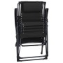 Folding chairs 2 units black textilene by vidaXL, Loungers - Ref: Foro24-312471, Price: 206,18 €, Discount: %