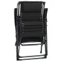 Folding chairs 2 units black textilene by vidaXL, Loungers - Ref: Foro24-312471, Price: 207,07 €, Discount: %