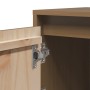 Mesitas de noche 2 uds madera de pino marrón miel 40x30x40 cm