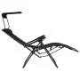Folding chairs 2 units black textilene by vidaXL, Loungers - Ref: Foro24-312471, Price: 207,07 €, Discount: %