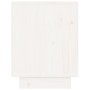 Mesita de noche de madera maciza de pino blanco 40x30x40 cm