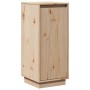 Aparador de madera maciza de pino 31,5x34x75 cm