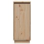 Aparador 2 uds madera maciza de pino 31,5x34x75 cm