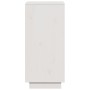 Aparador de madera maciza de pino blanco 31,5x34x75 cm