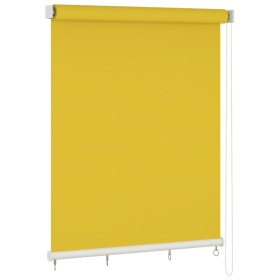 Persiana enrollable de exterior 200x140 cm amarillo