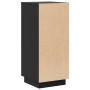 Aparador 2 uds madera maciza de pino negro 31,5x34x75 cm