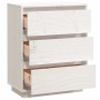 Aparador de madera maciza de pino blanco 60x34x75 cm