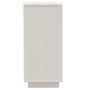 Aparador de madera maciza de pino blanco 32x34x75 cm