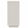 Aparador 2 uds madera maciza de pino blanco 32x34x75 cm