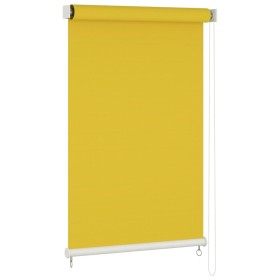 Persiana enrollable de exterior 140x230 cm amarillo