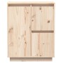Aparador de madera maciza de pino 60x34x75 cm