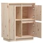 Aparador de madera maciza de pino 60x34x75 cm