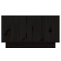 Mesa de centro de madera maciza de pino negro 55x56x32 cm