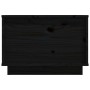 Mesa de centro de madera maciza de pino negro 40x50x35 cm