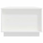 Mesa de centro de madera maciza de pino blanco 100x50x35 cm