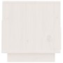 Mueble de TV de madera maciza de pino blanco 60x35x37 cm