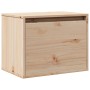 Armario de pared de madera maciza de pino 45x30x35 cm