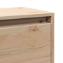 Armarios de pared 2 uds madera maciza de pino 45x30x35 cm