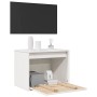 Armario de pared madera maciza de pino blanco 45x30x35 cm