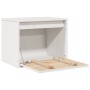 Armario de pared madera maciza de pino blanco 45x30x35 cm