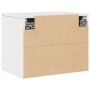Armario de pared madera maciza de pino blanco 45x30x35 cm