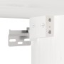 Armario de pared 2 uds madera maciza de pino blanco 100x30x35cm