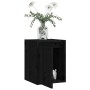 Armario de pared de madera maciza de pino negro 30x30x40 cm