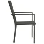 Garden chairs 2 units steel and textilene black and anthracite by vidaXL, Garden chairs - Ref: Foro24-313077, Price: 86,07 €,...