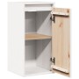 Armario de pared 2 uds madera maciza de pino blanco 30x30x60 cm