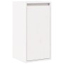 Armario de pared 2 uds madera maciza de pino blanco 30x30x60 cm