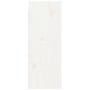 Armario de pared de madera maciza de pino blanco 30x30x80 cm