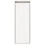 Armario de pared 2 uds madera maciza de pino blanco 30x30x80 cm