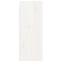 Armario de pared 2 uds madera maciza de pino blanco 30x30x80 cm
