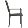 Garden chairs 4 units steel and textilene black and anthracite by vidaXL, Garden chairs - Ref: Foro24-313078, Price: 187,31 €...