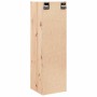 Armario de pared de madera maciza de pino 30x30x100 cm