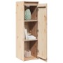 Armario de pared 2 unidades madera maciza de pino 30x30x100 cm