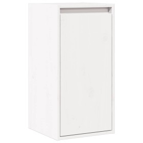 Armario de pared de madera maciza de pino blanco 30x30x100 cm